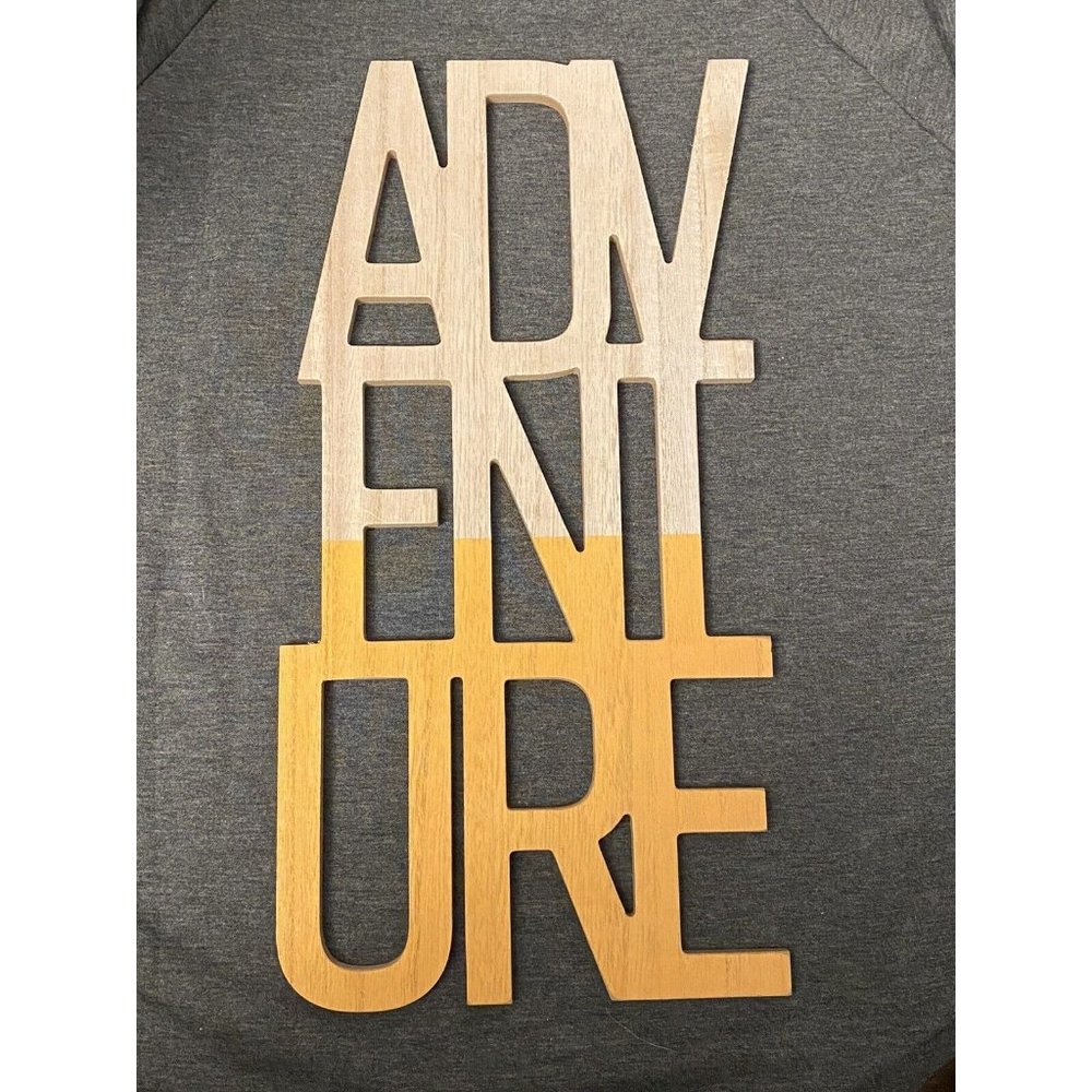 New 16”  Horizon Group Wall Hanging Sign “ADVENTURE”   AQ